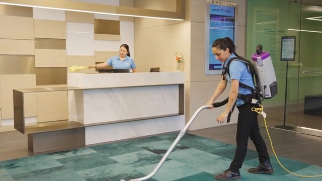 Janitorial and building maintenance cleaning