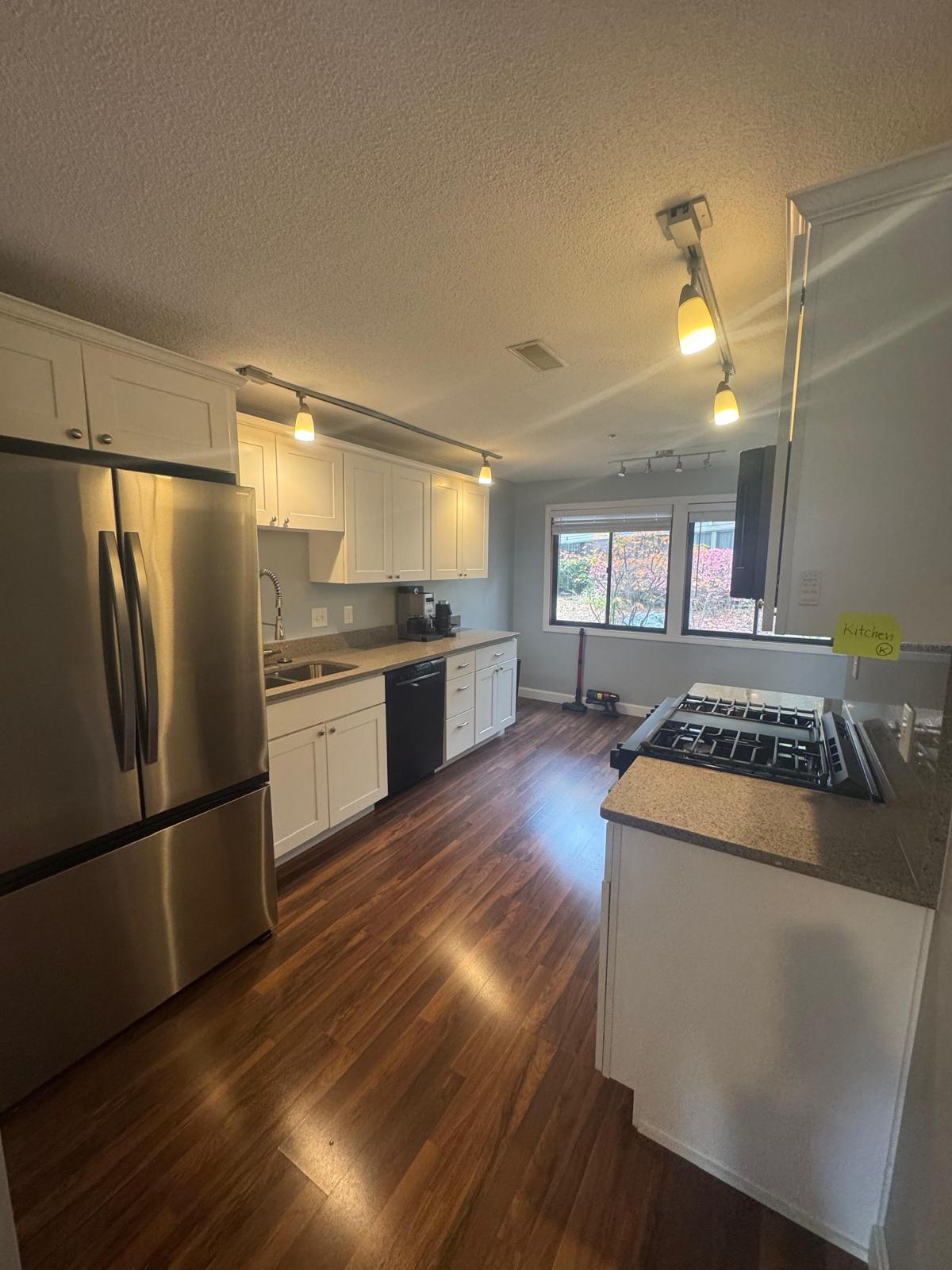 Bathroom after renovation dust cleaning